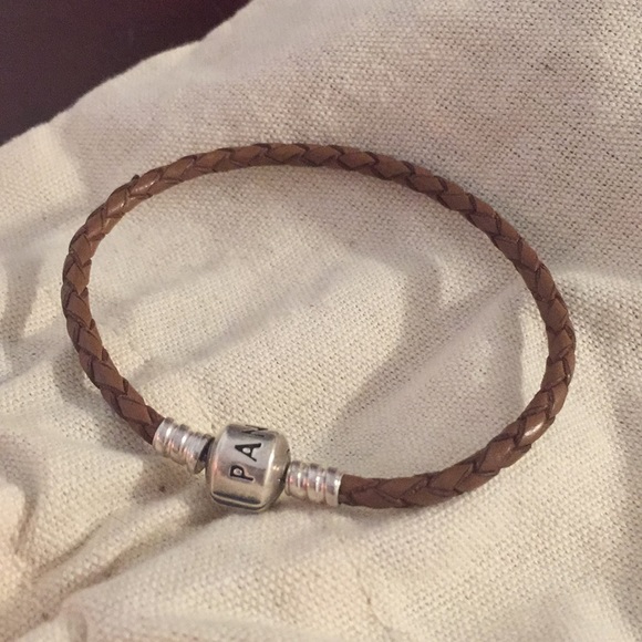 Pandora Jewelry - Brown woven leather Pandora bracelet Pandora Jewelry - Brown woven leather Pandora bracelet